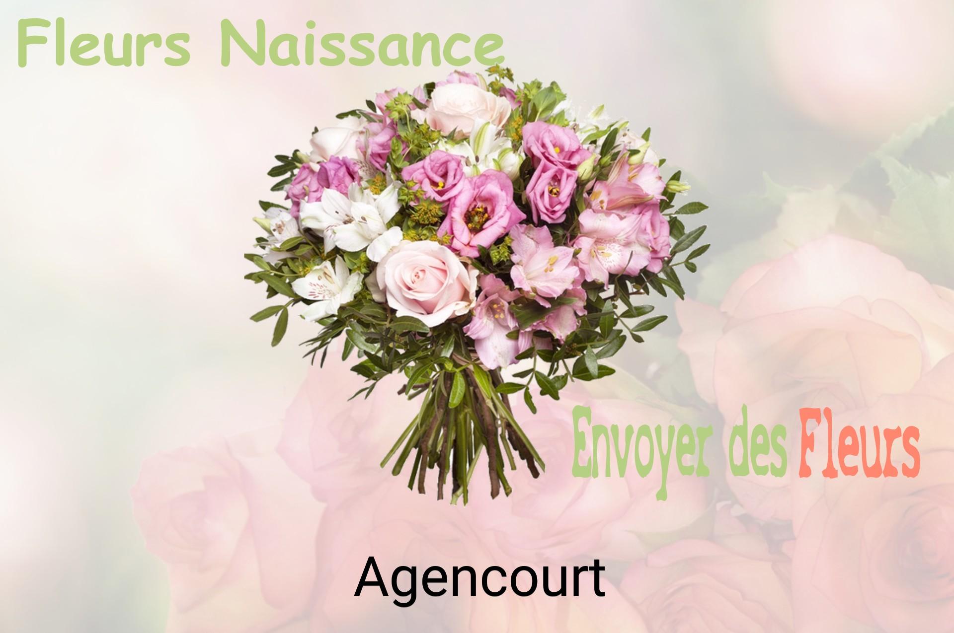 Bouquet de fleurs de naissance livré à Agencourt